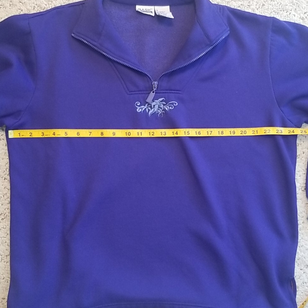 Basic Edition Blue/Purple Sweater - image 5